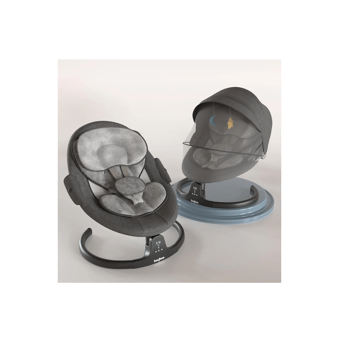 Baybee Other Gears Baybee Lullabies Automatic Electric Baby Swing Cradle with Adjustable Swing Speed, Recline and Bluetooth