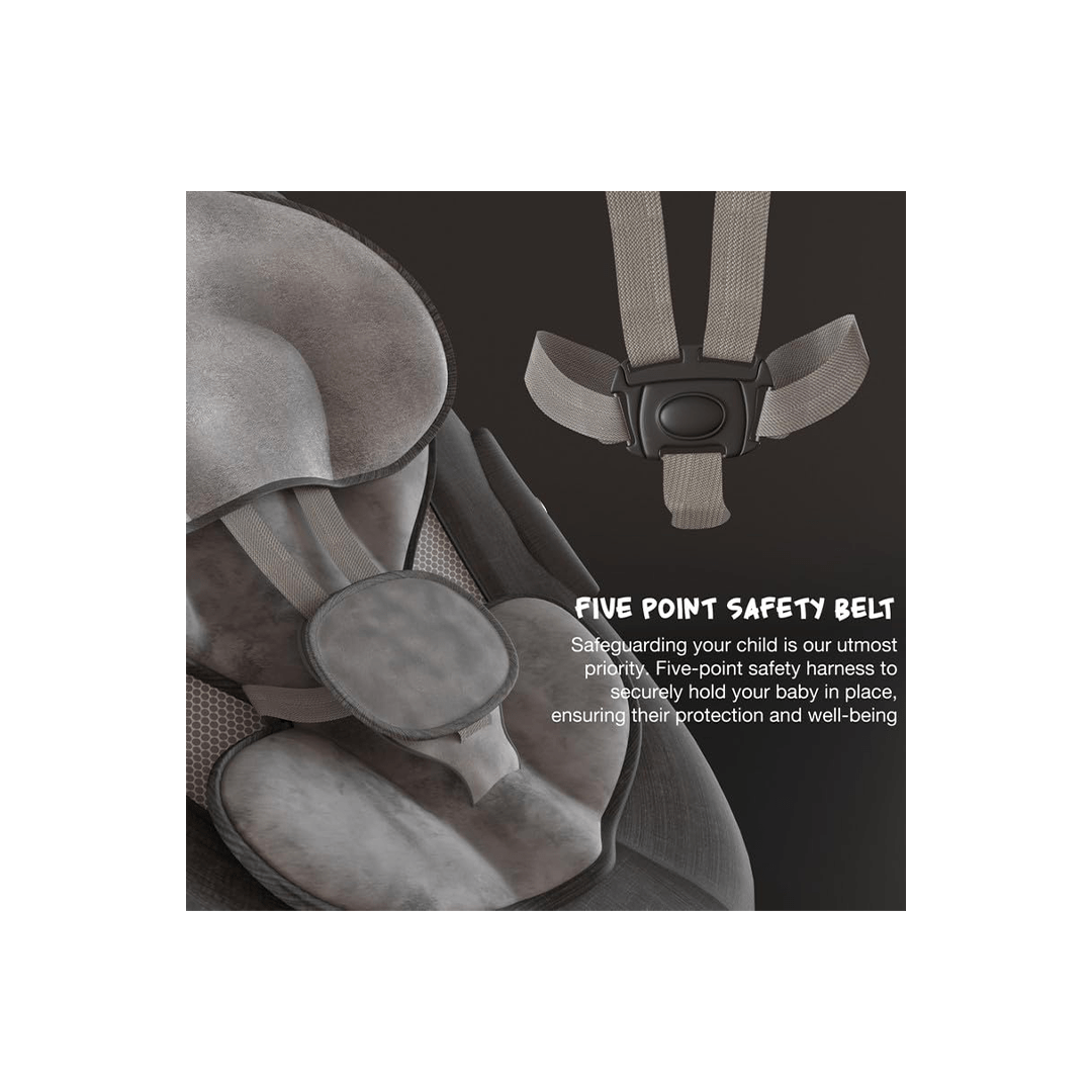 Baybee Other Gears Baybee Lullabies Automatic Electric Baby Swing Cradle with Adjustable Swing Speed, Recline and Bluetooth