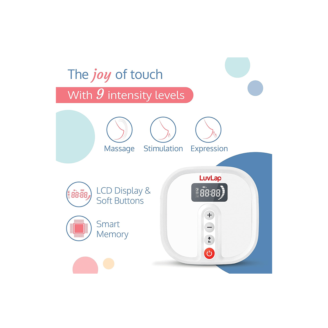 LuvLap Other Gears LuvLap Convertible Electric Breast Pump with 3 Phase Pumping