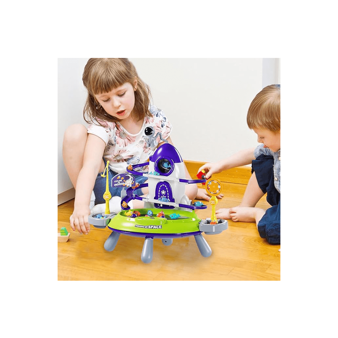 Baan Toys Toys Baan Toys Electric Space Fishing Toy For Kids (3 Years+)