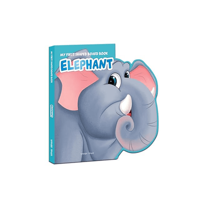 Magic Lamps Books My First Shaped Board book - Elephant, Die-Cut Animals, Picture Book for Children