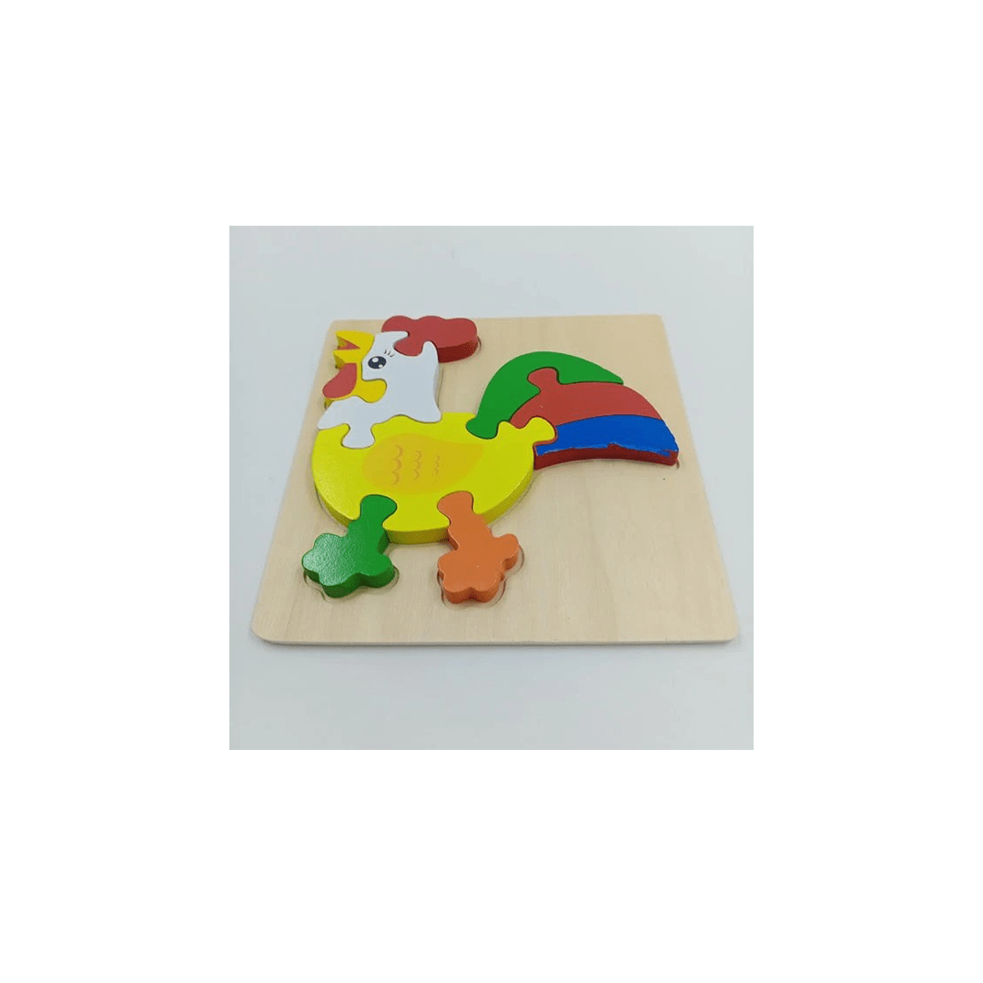Extrokids Toys Extrokids Wooden Chunky Puzzle For Toddler -1 PC (1-2 Years)
