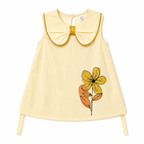Boon Kids Girls Floral Print Bow Collar A-Line Dress (1-5 Years)