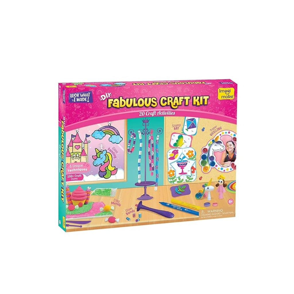 DIY craft kit with 20 creative activities