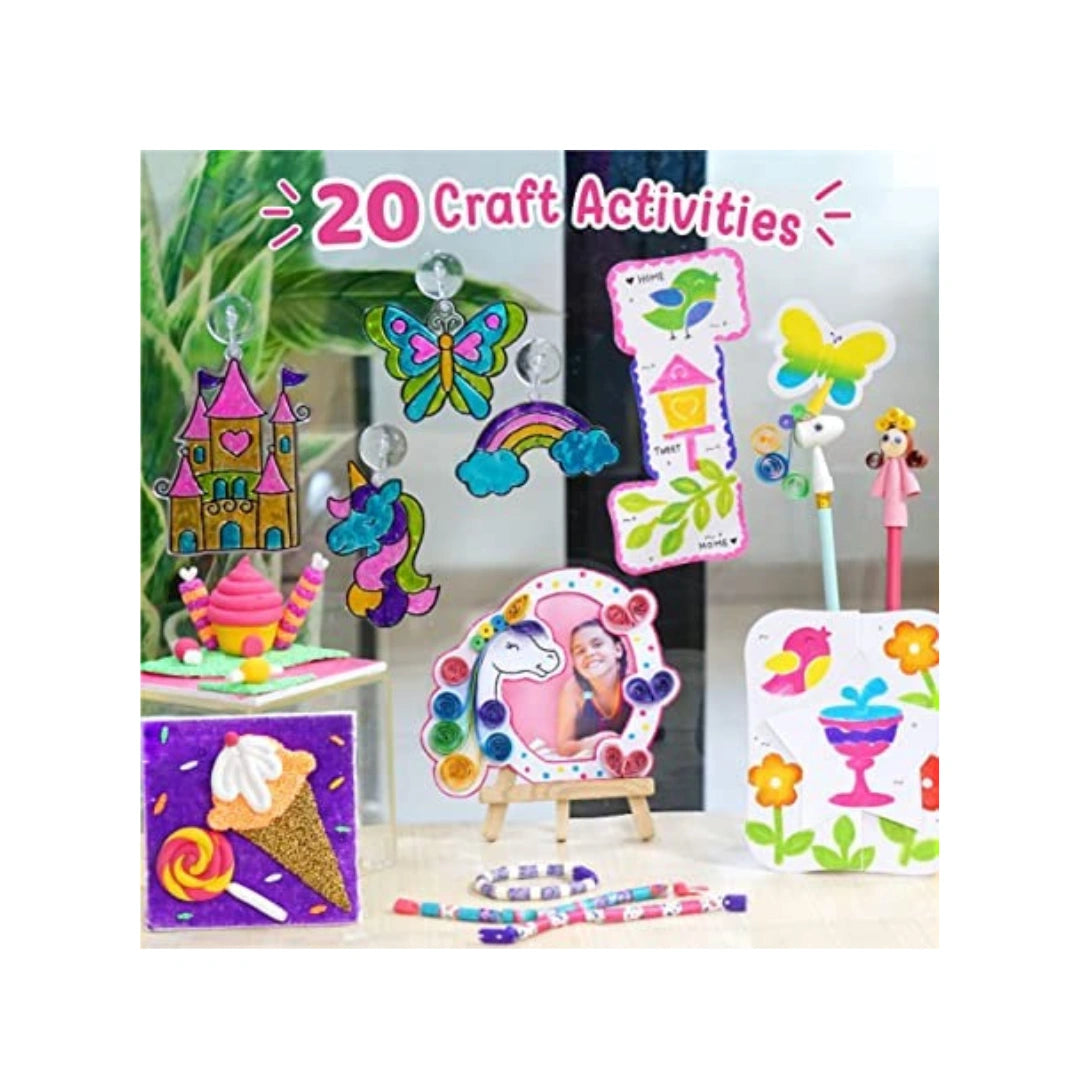 DIY craft kit with 20 creative activities