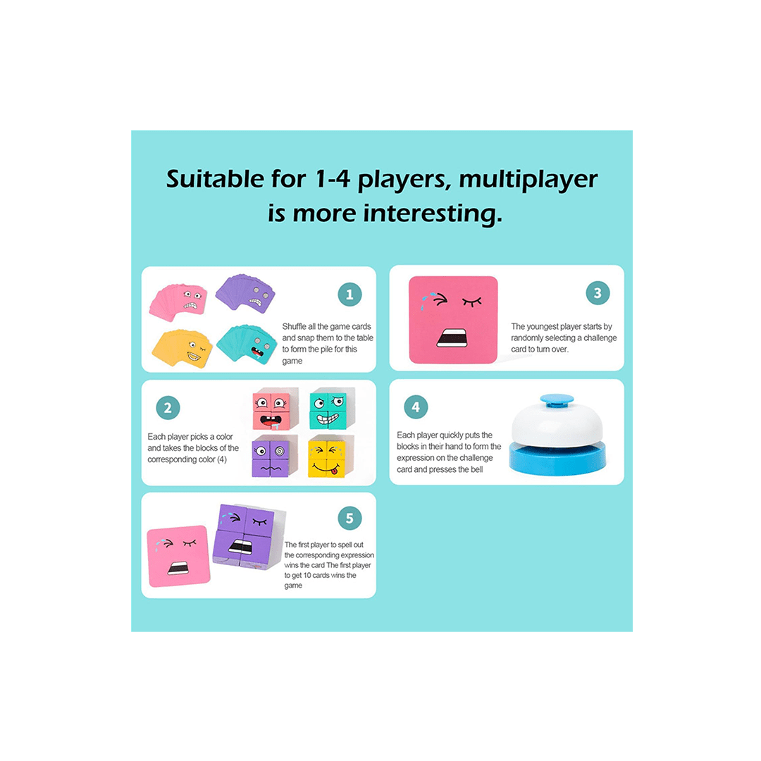 Baan Toys Toys Baan Toys Face Change Rubiks Cube (3-7 Years)