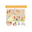 Little Berry Toys Little Berry Farm Animals Wooden Puzzle Tray Knob and Peg Puzzle Multicolour (2 Years+)