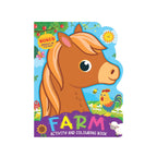 Farm themed kids activity book