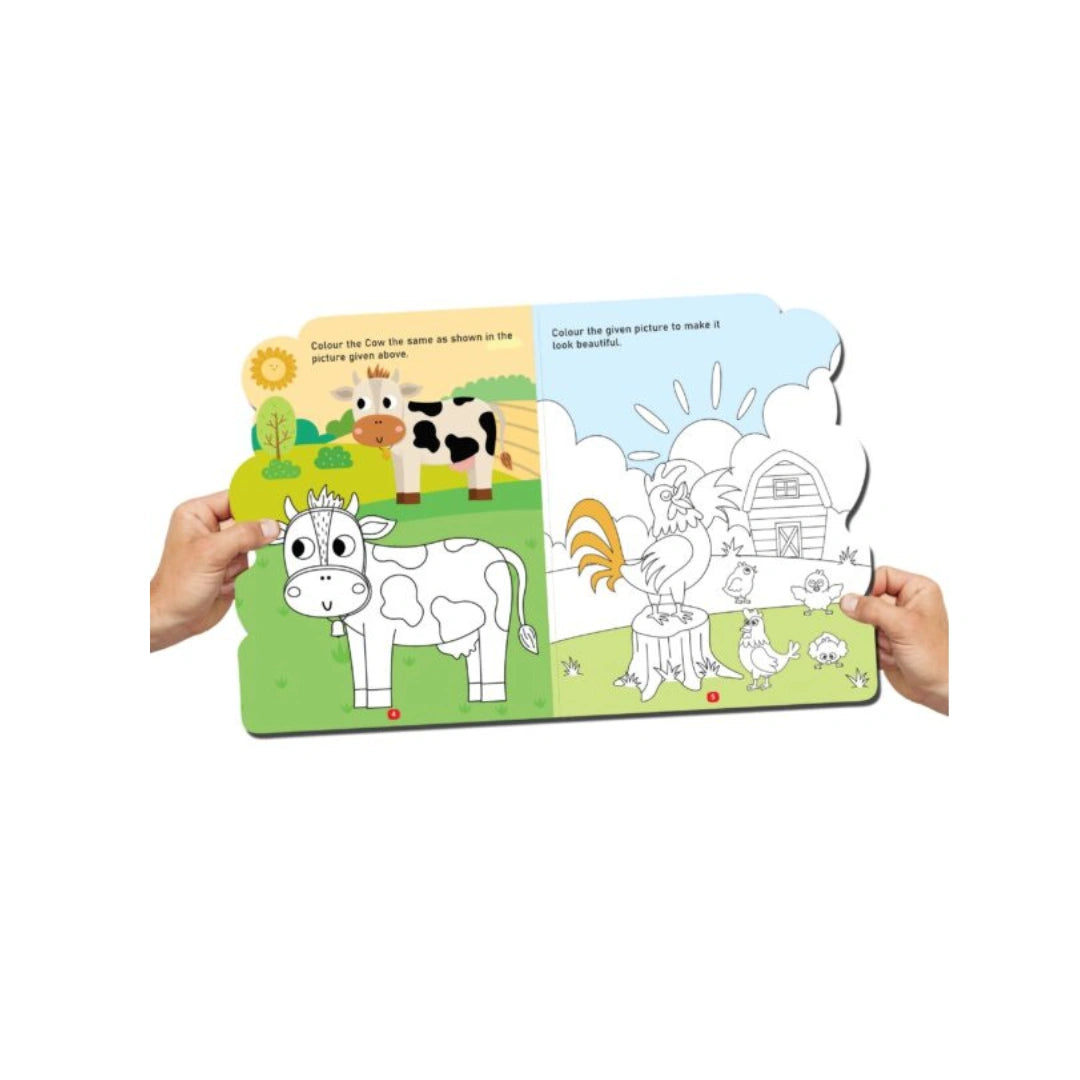Farm themed kids activity book