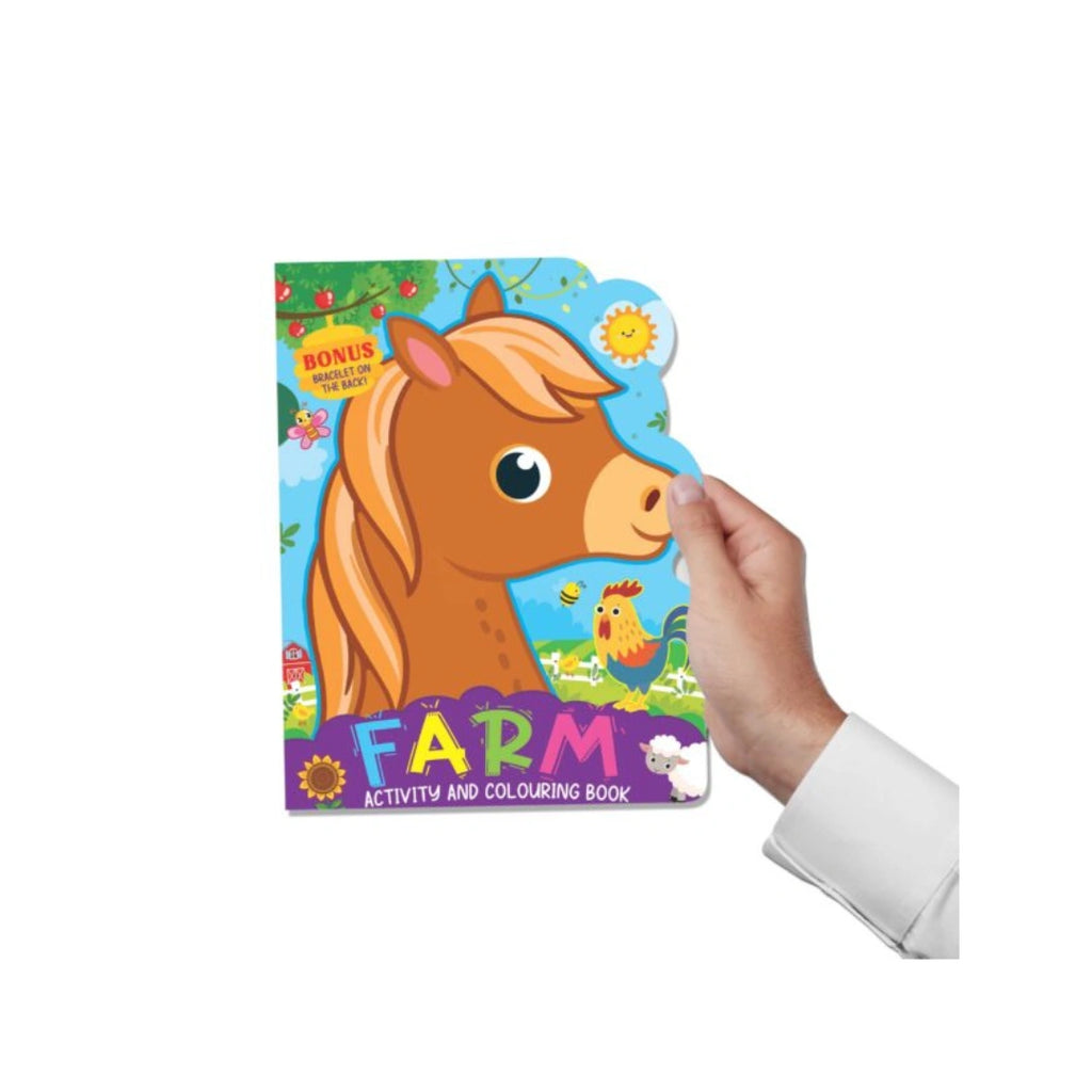 Farm themed kids activity book