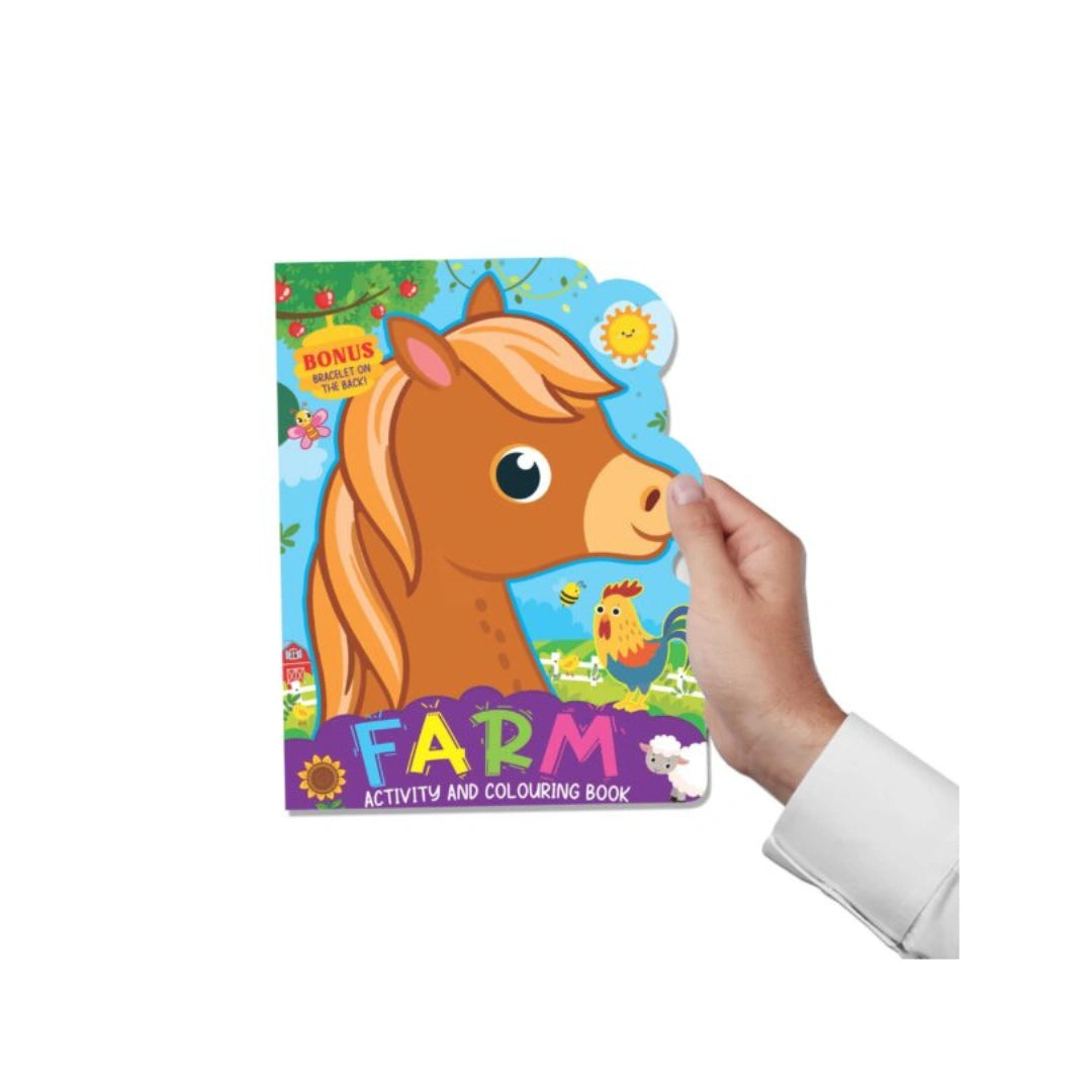 Farm themed kids activity book