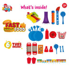 Creative Dough Food Making Playset with Multicolor Dough