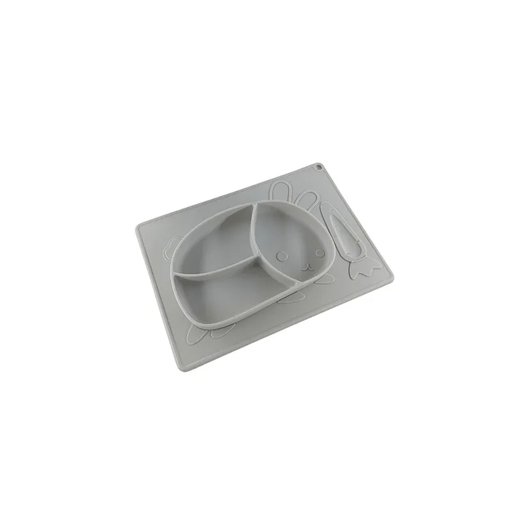 B4brain Feeding Products B4Brain Silicone Rabbit Finger Self Feeding Plate (6 Month+)