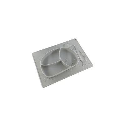 B4brain Feeding Products B4Brain Silicone Rabbit Finger Self Feeding Plate (6 Month+)