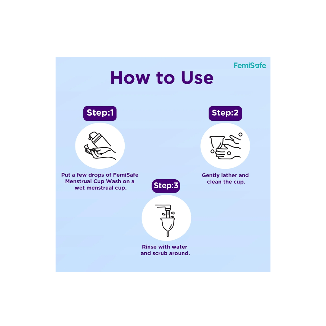 Femisafe Personal Care FemiSafe Menstrual Cup Wash (100ml)
