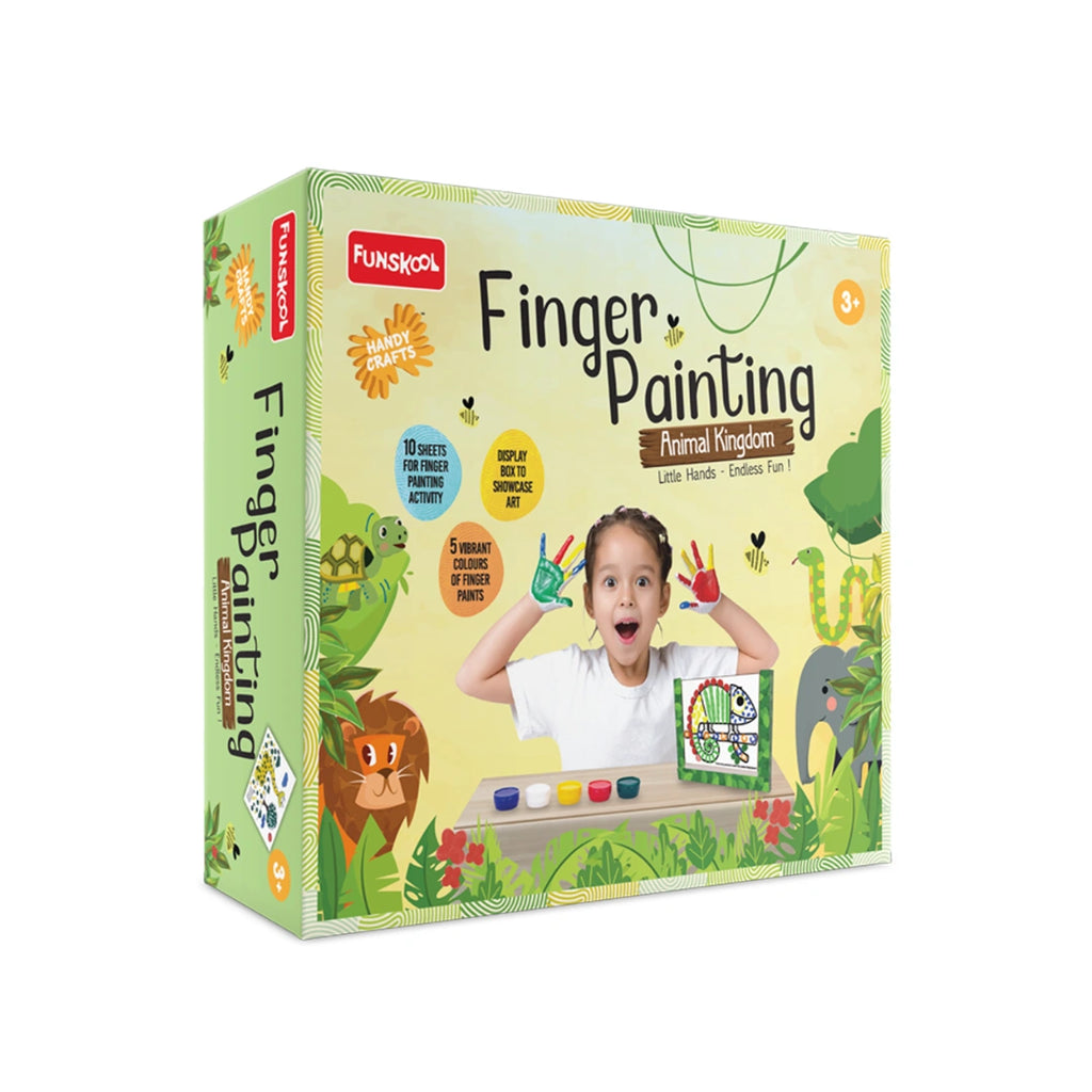 Finger Painting DIY Art & Craft Activity Kit for Kids