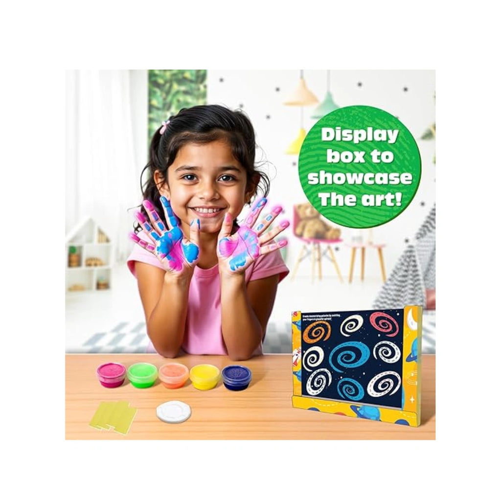 Glow finger painting kit for kids