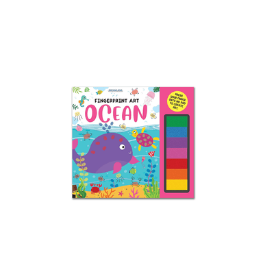 Dreamland Publications Books Dreamland Fingerprint Art Activity Book for Children – Ocean with Thumbprint Gadget (3 Years+)