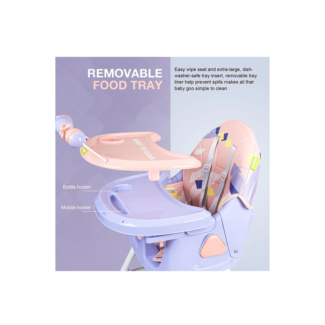 Baybee Other Gears Baybee Fiora Series 3 in 1 Convertible High Chair for Kids with Adjustable Comfortable Seat