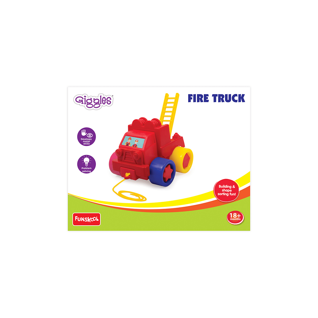 Funskool Toys Funskool Giggles Fire Truck (18 Months+)