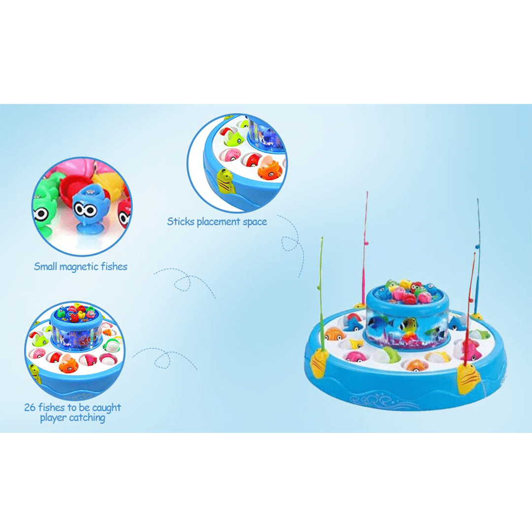 The Magic Lamps Toys The Magic Lamps Fish Catching Toy Interactive Fishing Game with Lights & Music (3+)