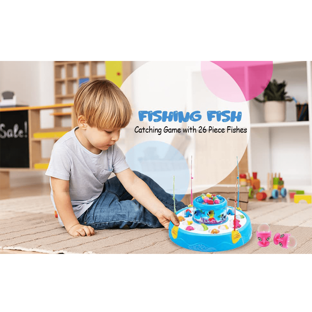 The Magic Lamps Toys The Magic Lamps Fish Catching Toy Interactive Fishing Game with Lights & Music (3+)