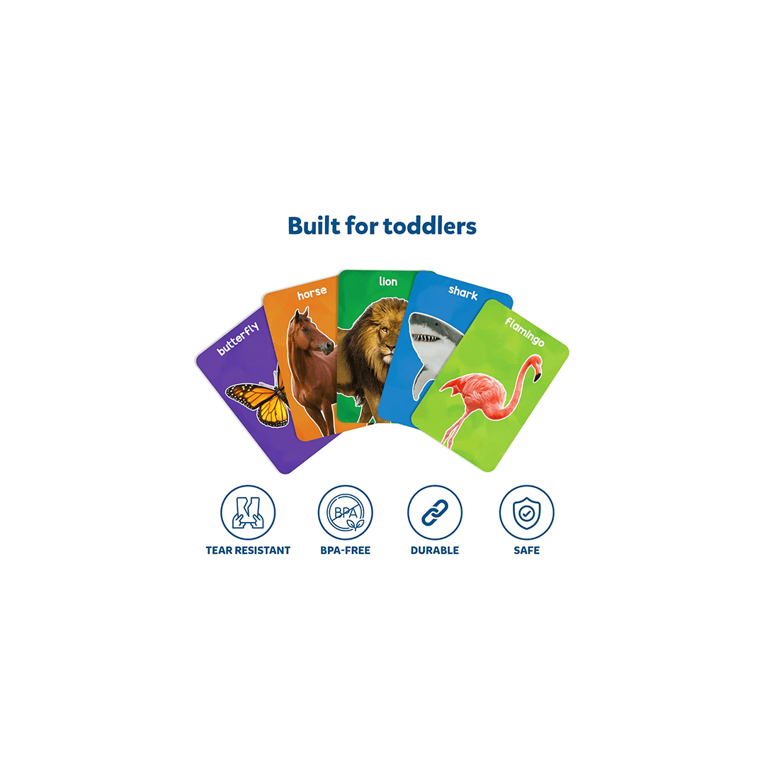 Skillmatics Toys Skillmatics Flash Cards for toddlers: First 100 Animals (ages 1-4)