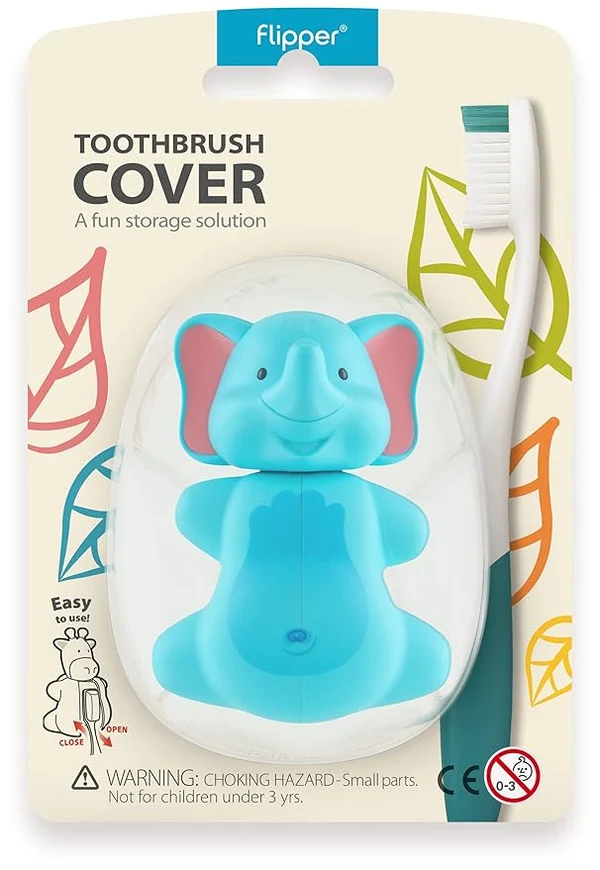 Flipper Toothbrush Cover - Elephant