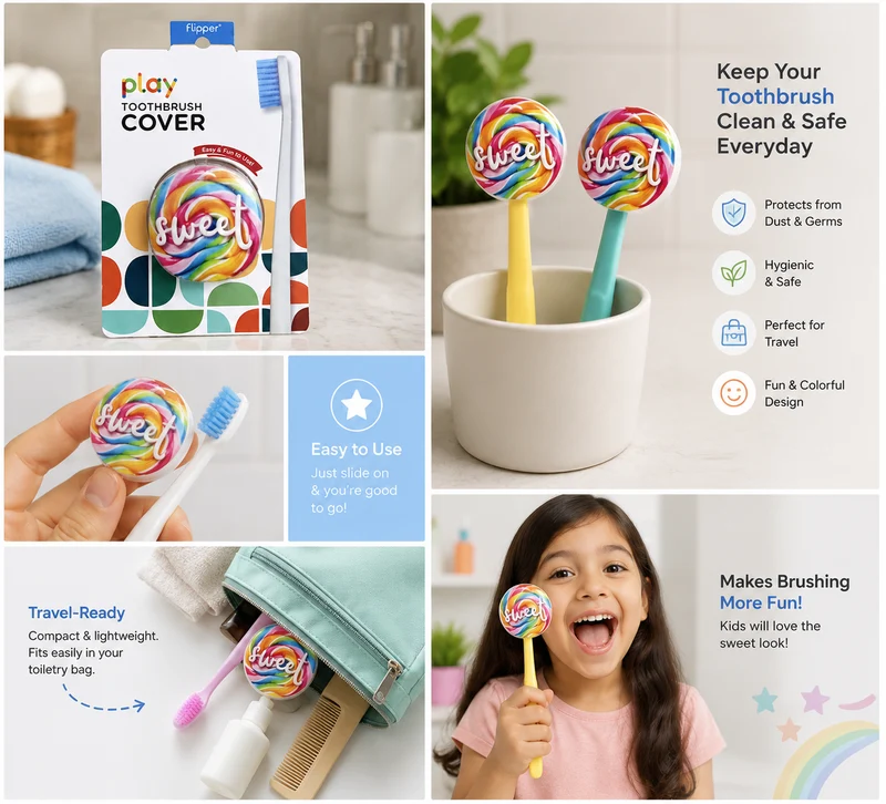 Flipper ToothBrush Cover Sweet