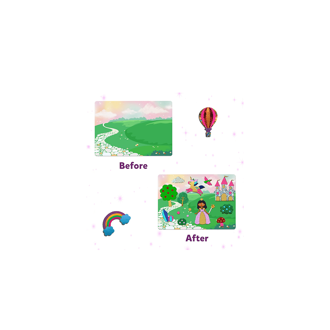 Skillmatics Art And Craft Kit Skillmatics Foil Fun: Unicorns & Princesses | No Mess Art Kit (ages 4-9)