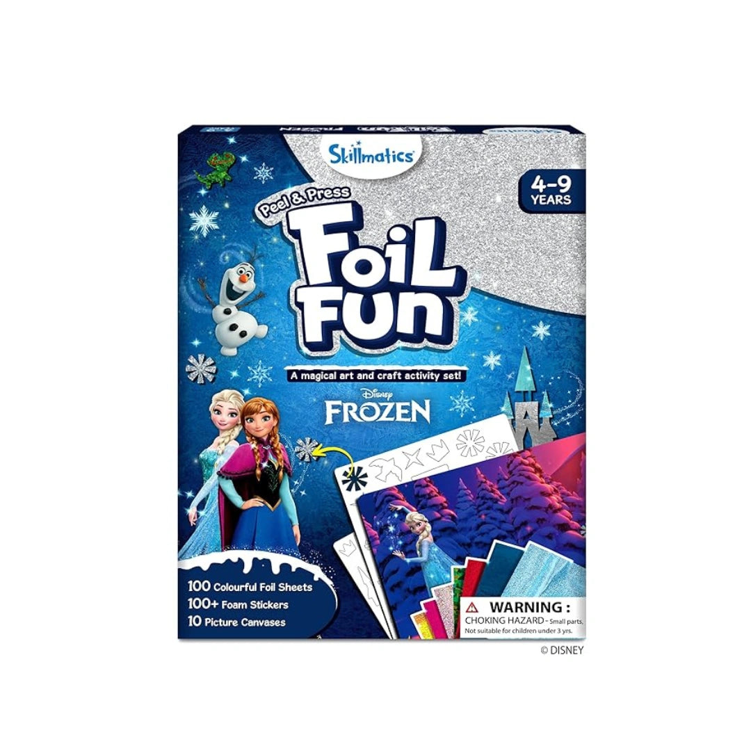 Foil Fun Disney Frozen,Paper Boards,Foam Stickers,Foil Sheets (4-9 years)