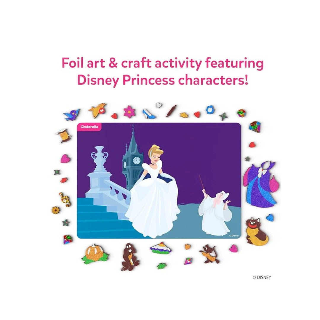 Foil Fun Disney Princess,To Improve Creativity,Focus,Fine Motor Skills For Children (4-9 years)