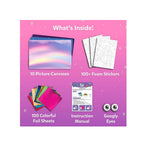 Foil Fun Unicorns & Princesses for Students,To Improve Creativity,Motor skills,Coordination,Focus (4-9 years)