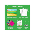 Foil Fun World of Animals for Children to Improve Creativity,Motor Skills,Coordination,Focus (4-9 years)