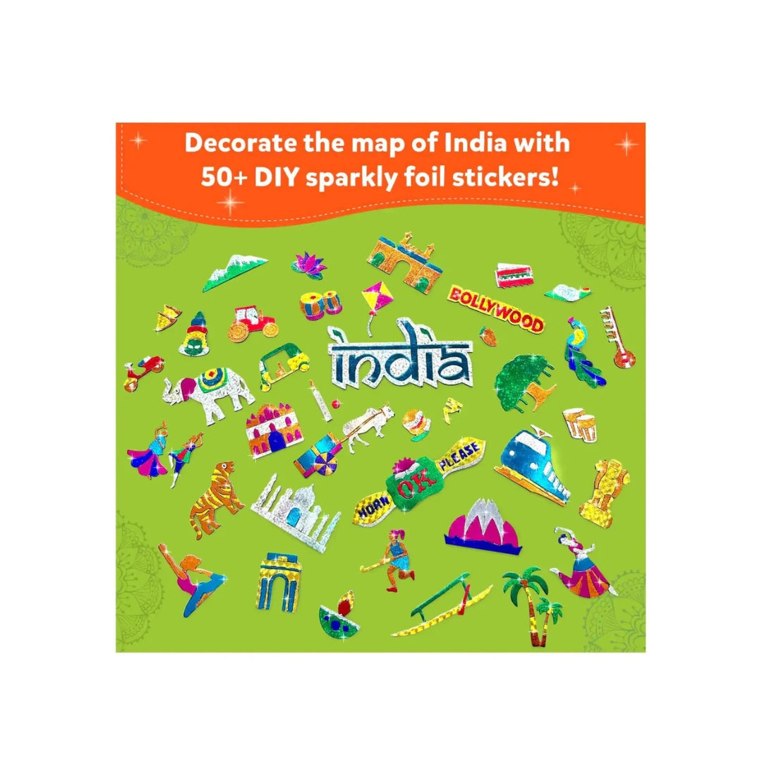 Incredible India foil art kit