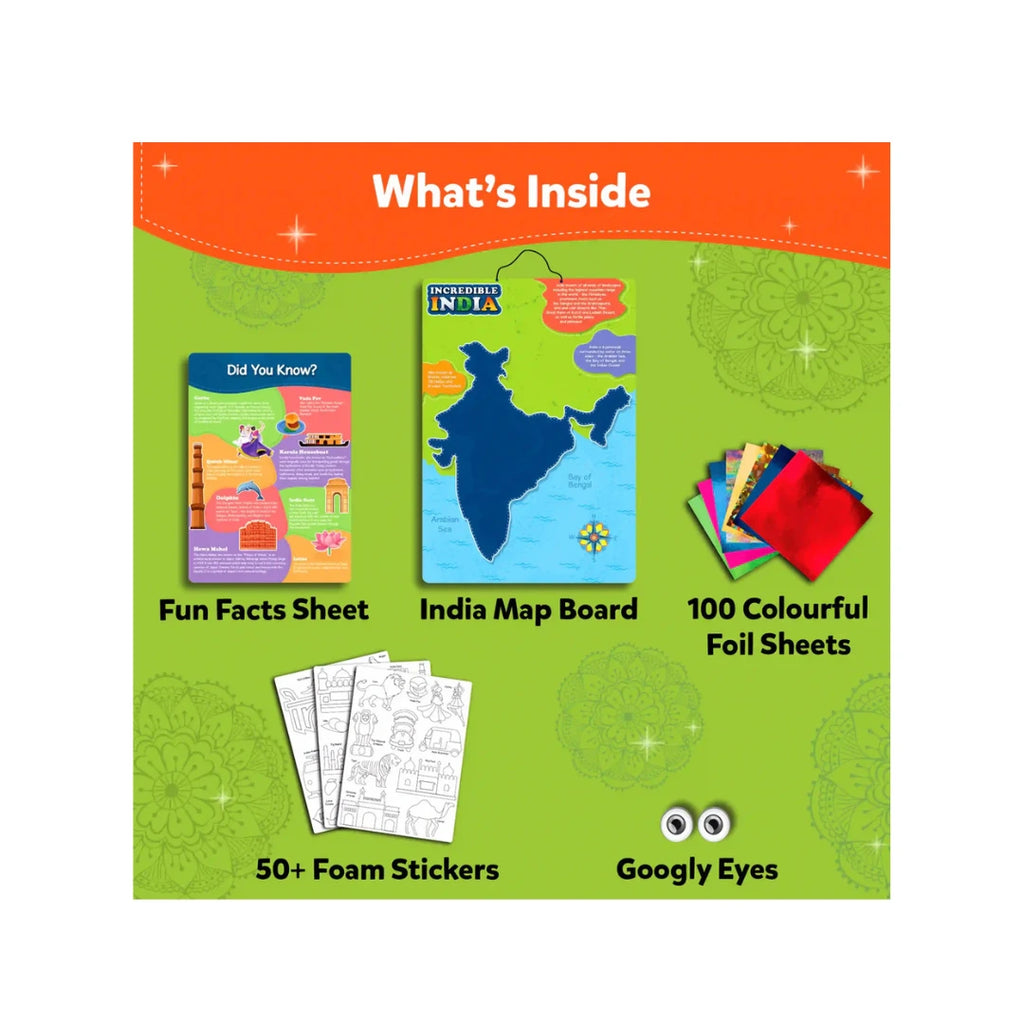 Incredible India foil art kit