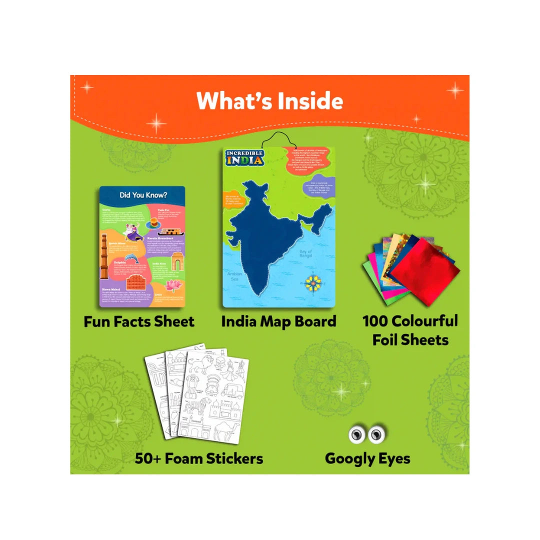 Incredible India foil art kit