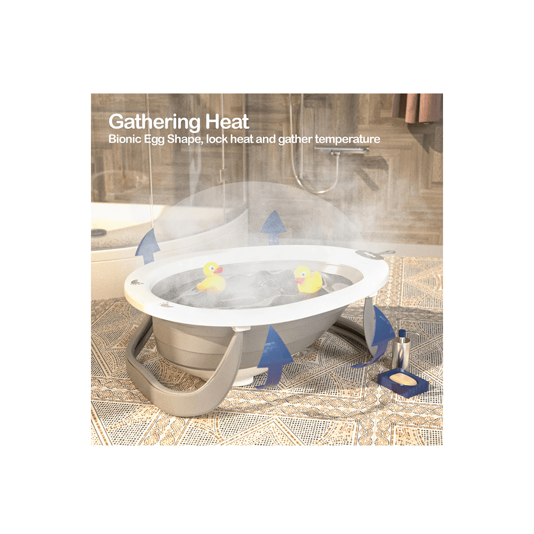 Baybee Baby Care Baybee Ivola Foldable Baby Bath Tub for Kids, Mini Swimming Pool for Kids Bathtub for Baby