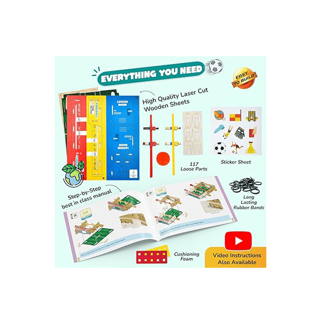 Smartivity Toys Smartivity Foosball | DIY STEM Construction Toy (6 Year+)