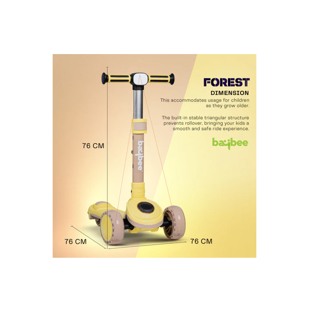 Baybee Ride-ons Baybee Forest Road Kick Scooter for Kids (3 Years+)