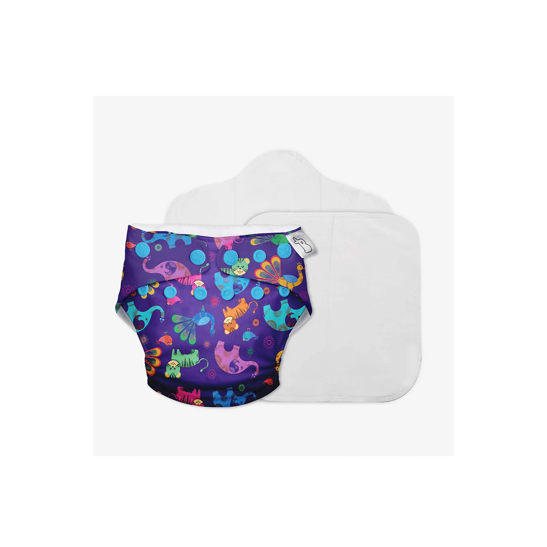 SuperBottoms Baby Care Purple Love SuperBottoms Freesize UNO with Dry Feel Magic Pad Only (1 Month - 2 Years)