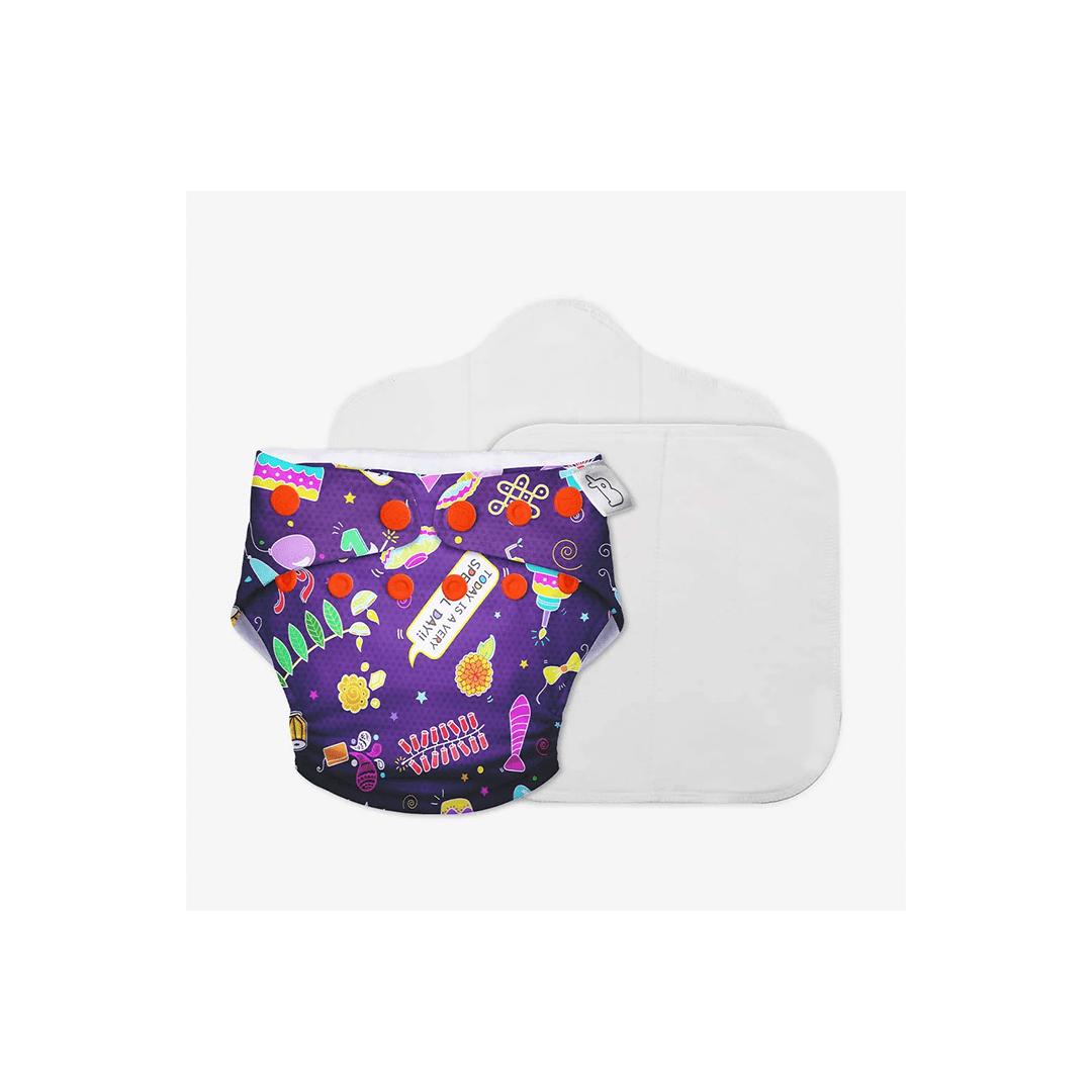 SuperBottoms Baby Care Festoon SuperBottoms Freesize UNO with Dry Feel Magic Pad Only (1 Month - 2 Years)