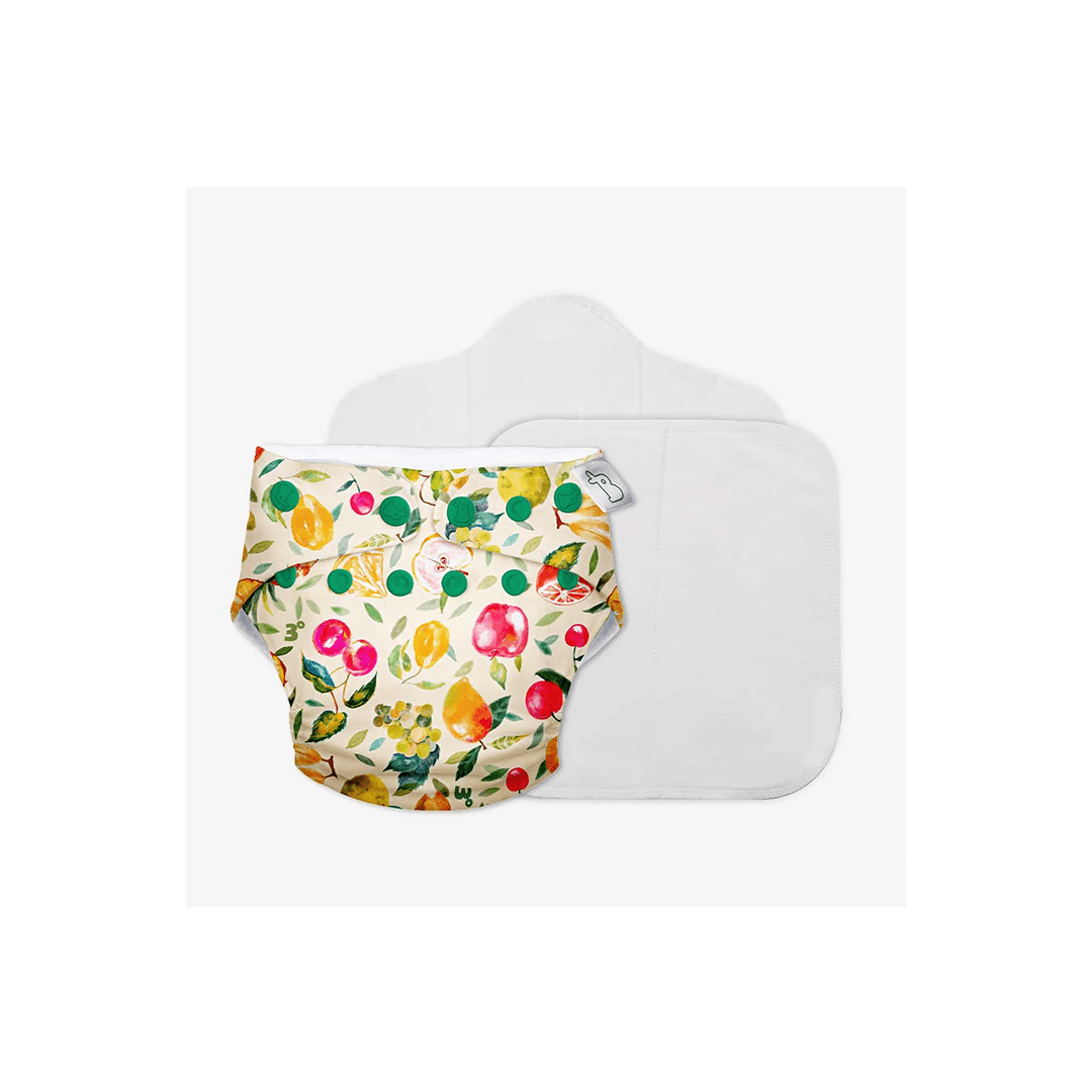 SuperBottoms Baby Care Fruit Burst SuperBottoms Freesize UNO with Dry Feel Magic Pad Only (1 Month - 2 Years)