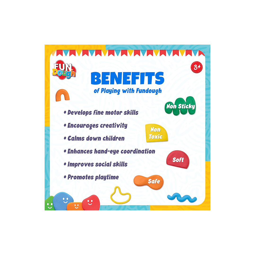 Funskool Craft Kit Funskool Fundough Frenzy fruits (3 Years+)