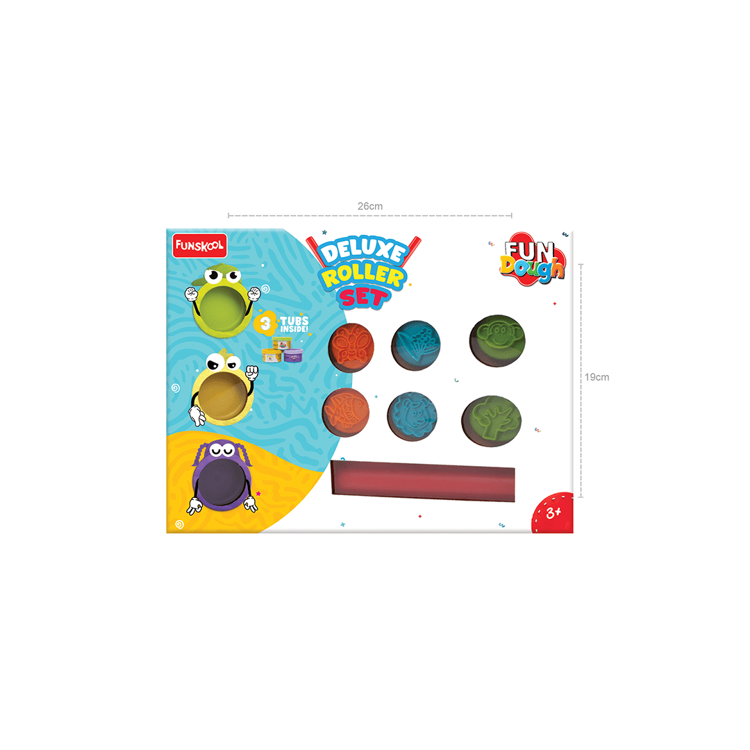Funskool Craft Kit Funskool Fun Dough Playset Deluxe Roller Set (3 Years+)