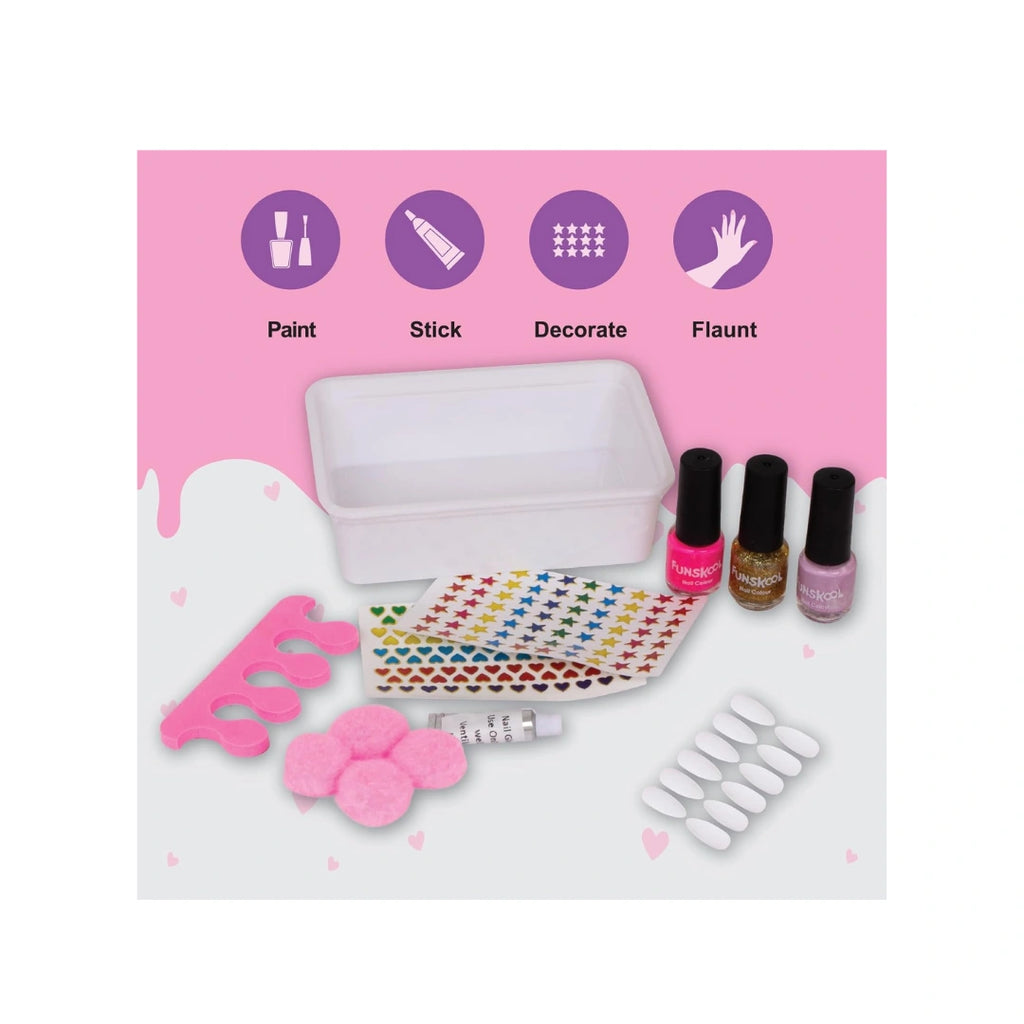 Nail Decoration Activity Kit with Creative Styling Accessories