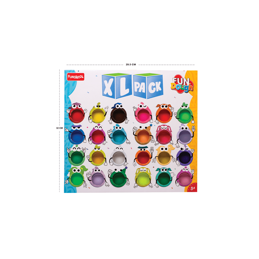 Funskool Craft Kit Funskool Fundough - XL Pack, Shaping and Sculpting (3 Years+)
