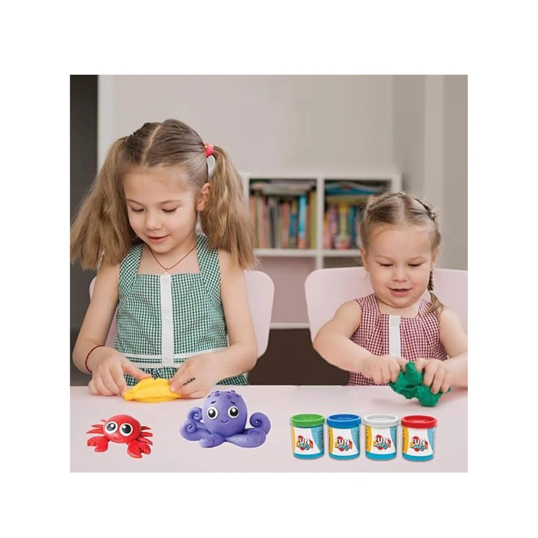 Colourful play dough set