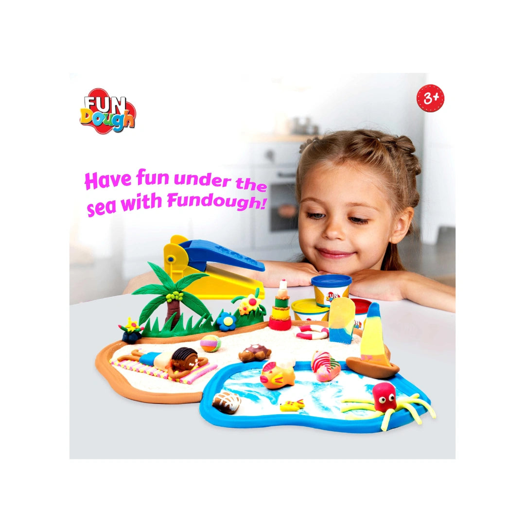 Beach theme dough set