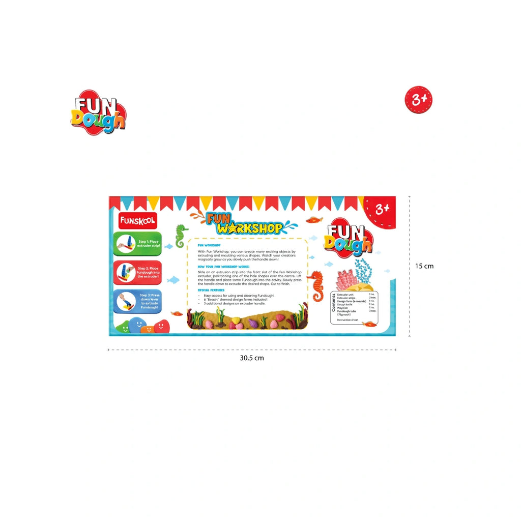 Beach theme dough set